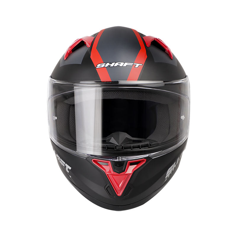 CASCO SHAFT SH-522 MOTORSPORT MATE NEGRO ROJO