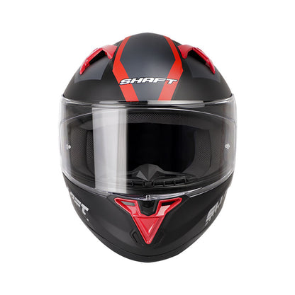 CASCO SHAFT SH-522 MOTORSPORT MATE NEGRO ROJO