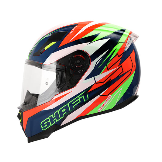 CASCO SHAFT SH-562 OCELOT NARANJA NEON VERDE NEON