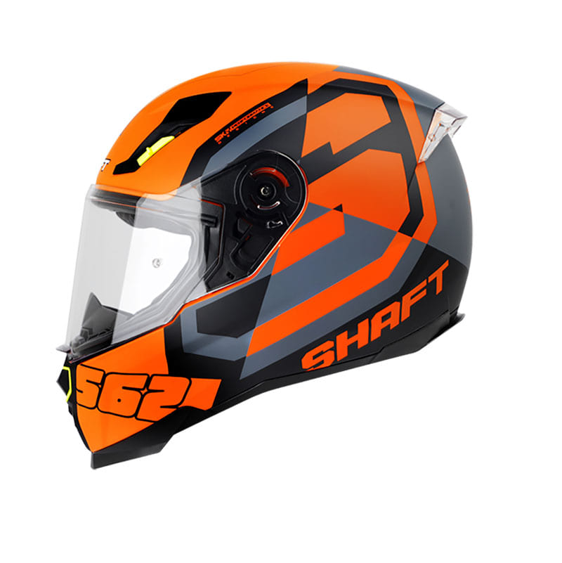 CASCO SHAFT SH-562 GLOBAL MATE GRIS NARANJA NEON