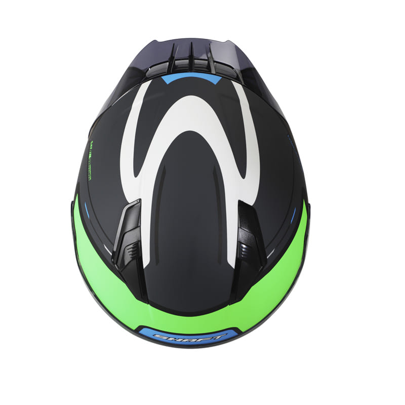 CASCO SHAFT SH-582SP ALFA MATE GRIS VERDE NEON