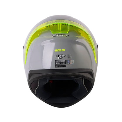 CASCO SHAFT SH-582SP EVO SOLID GRIS AMARILLO VISOR IRIDIUM