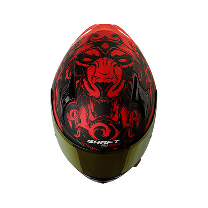 CASCO SHAFT SH-612DV PRO APEX PREDATOR MATE ROJO NEGRO