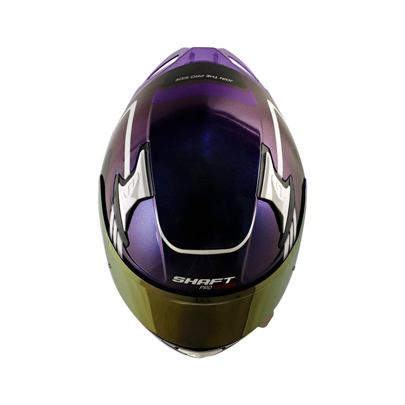 CASCO SHAFT SH-612DV PRO AURA CAMALEON BLANCO VISOR IRIDIUM