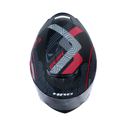 CASCO HRO HRO-511 ORIENTAL MATE NEGRO ROJO