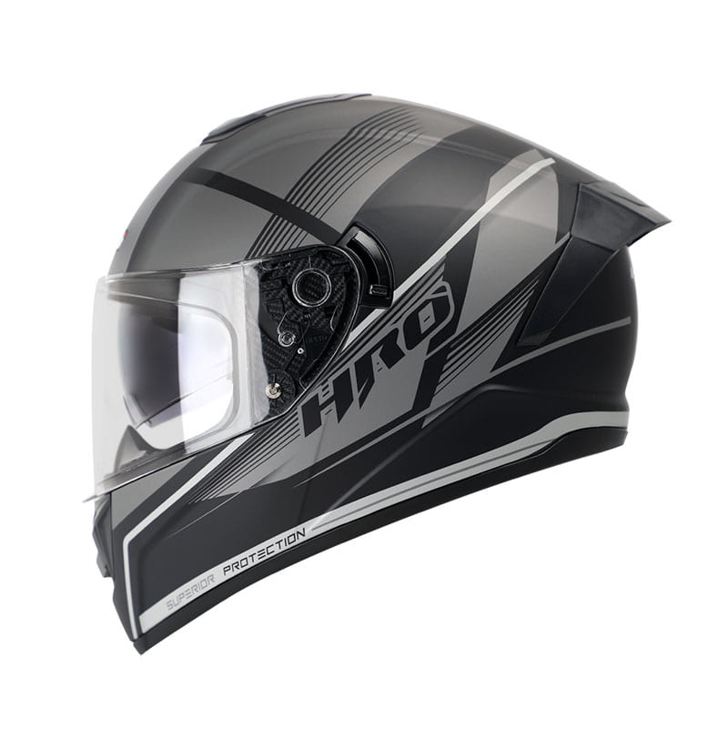 CASCO HRO HRO-518DV ZORA MATE NEGRO GRIS