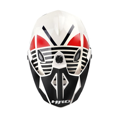 CASCO HRO HRO-MX330DV BARS BLANCO ROJO