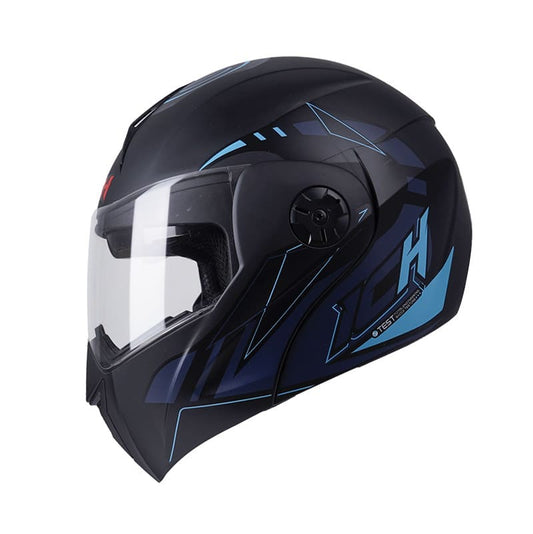 CASCO ICH ICH-3110DV QUORTEZ MATE NEGRO AZUL