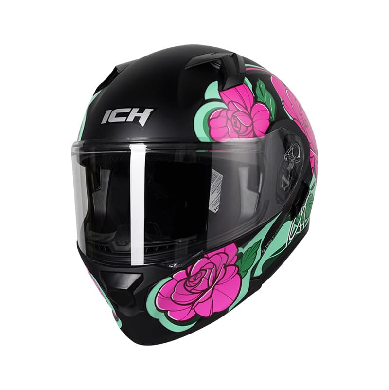 CASCO ICH ICH-3120DV FLOWRISH MATE NEGRO FUCSIA NEON