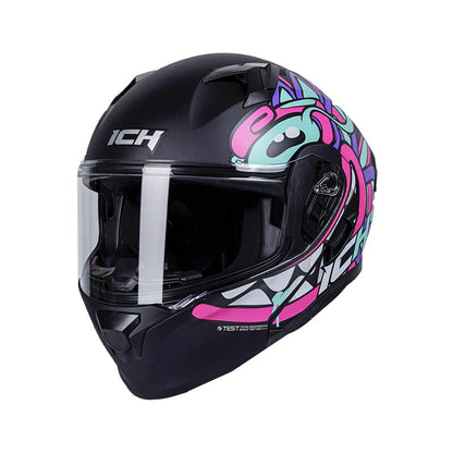 CASCO ICH ICH-3120DV OHAN MATE NEGRO FUCSIA NEON