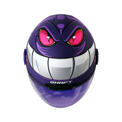CASCO SHAFT SH-212 SPECTRE MATE MORADO FUCSIA VISOR IRIDIUM