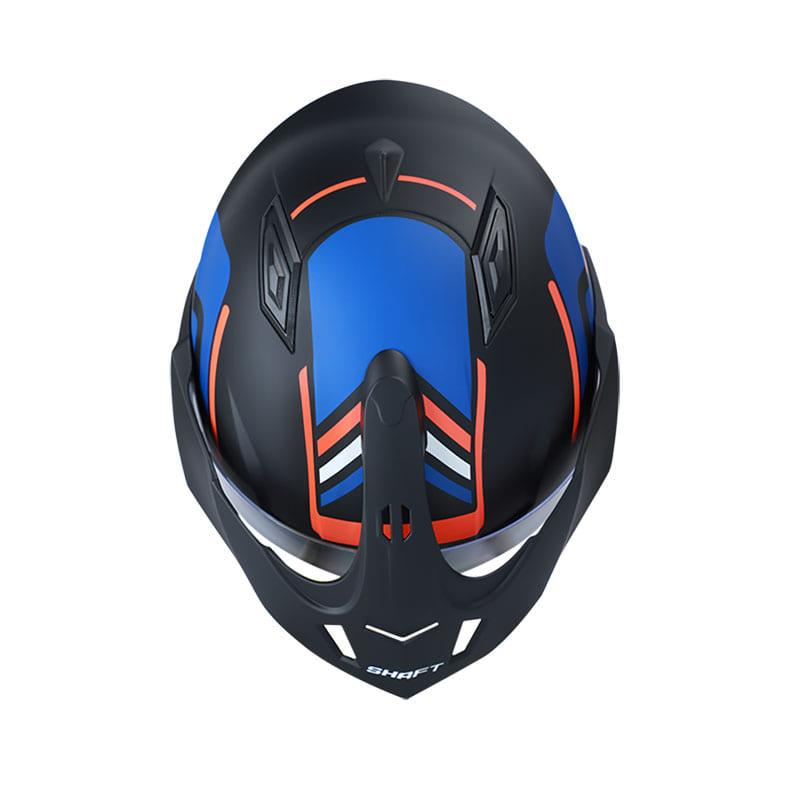 CASCO SHAFT SH-227 CICUTA MATE NEGRO NARANJA NEON