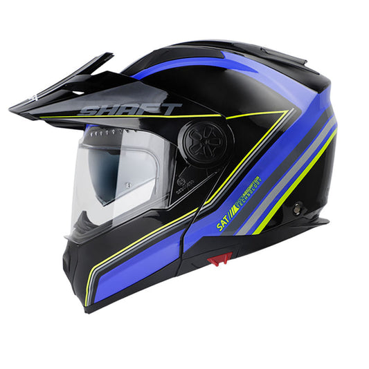CASCO SHAFT SH-3700DV BARRIER AZUL AMARILLO NEON
