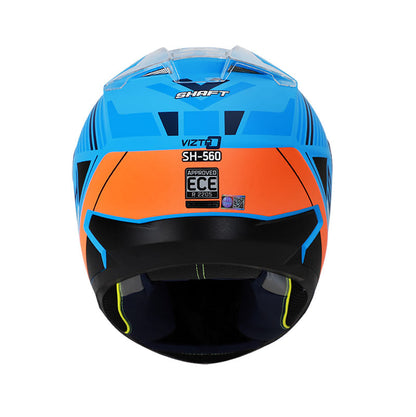 CASCO SHAFT SH-560 VIZTRO MATE AZUL AZUL NAVY