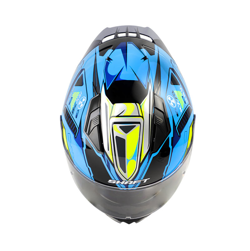 CASCO SHAFT SH-582SP RX78 AZUL AMARILLO NEON