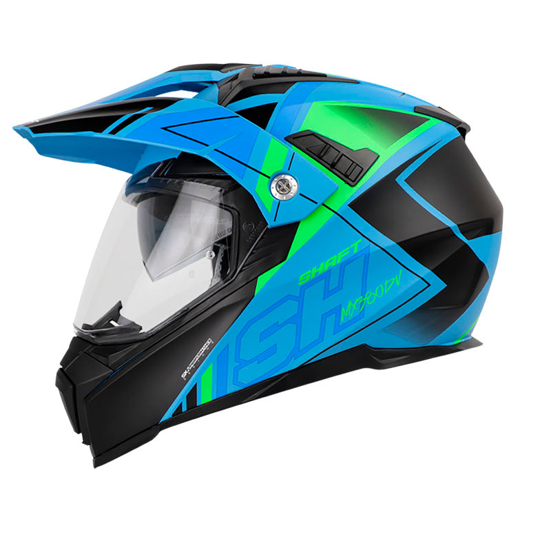 CASCO SHAFT SH-MX380DV HYPER MATE AZUL NEGRO