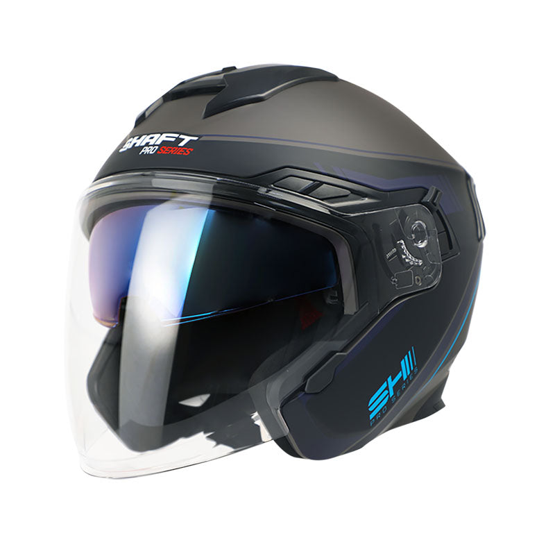 CASCO SHAFT SH-235DV PRO DRINK MATE NEGRO AZUL NAVY