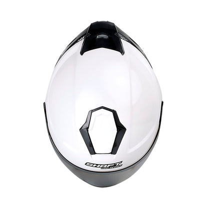 CASCO SHAFT SH-240DV PRO SOLID BLANCO GRIS VISOR PLATA