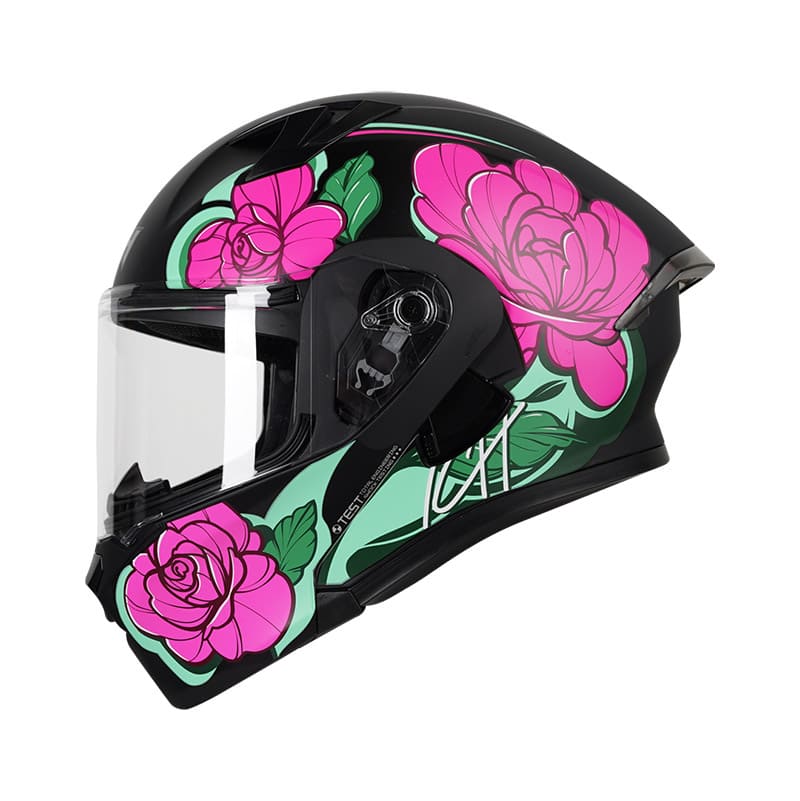 CASCO ICH ICH-3120DV FLOWRISH MATE NEGRO FUCSIA NEON