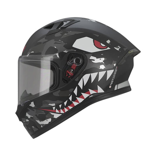 CASCO ICH ICH-503SP SHARK TACK MATE NEGRO GRIS