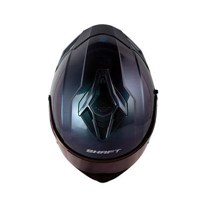 CASCO SHAFT SH-598GTR SOLID CAMALEON VISOR IR.AZUL