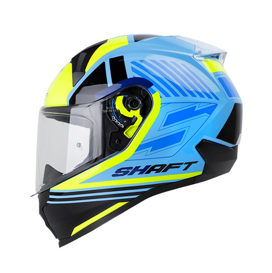 CASCO SHAFT SH-560 CESIO AZUL AMARILLO NEON