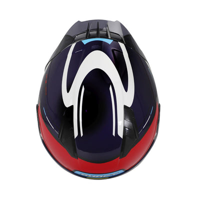 CASCO SHAFT SH-582SP ALFA AZUL NAVYY ROJO