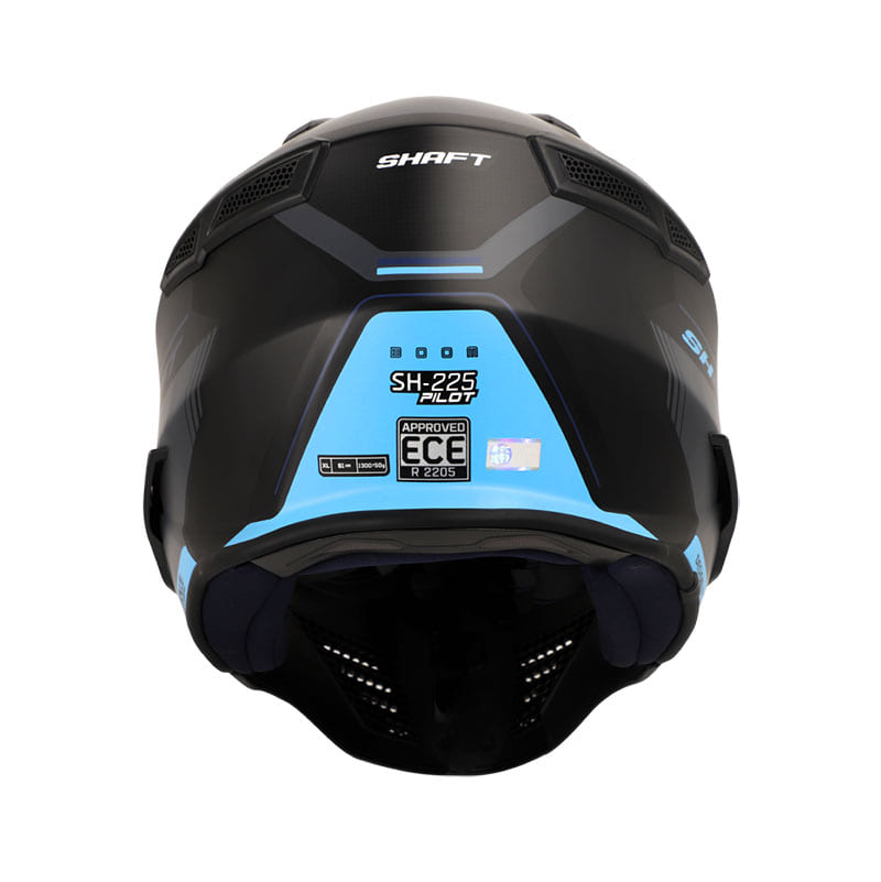 CASCO SHAFT SH-225 BOOM MATE NEGRO AZUL