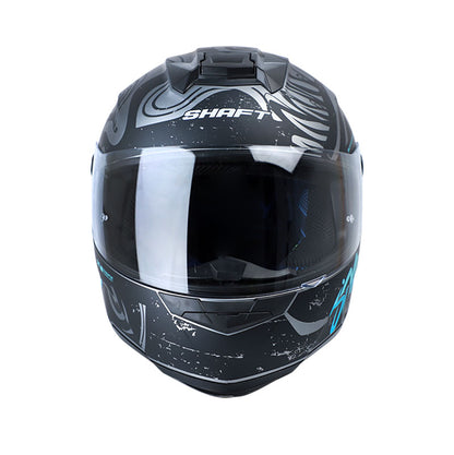 CASCO SHAFT SH-502 PSICOTRIP MATE NEGRO AZUL