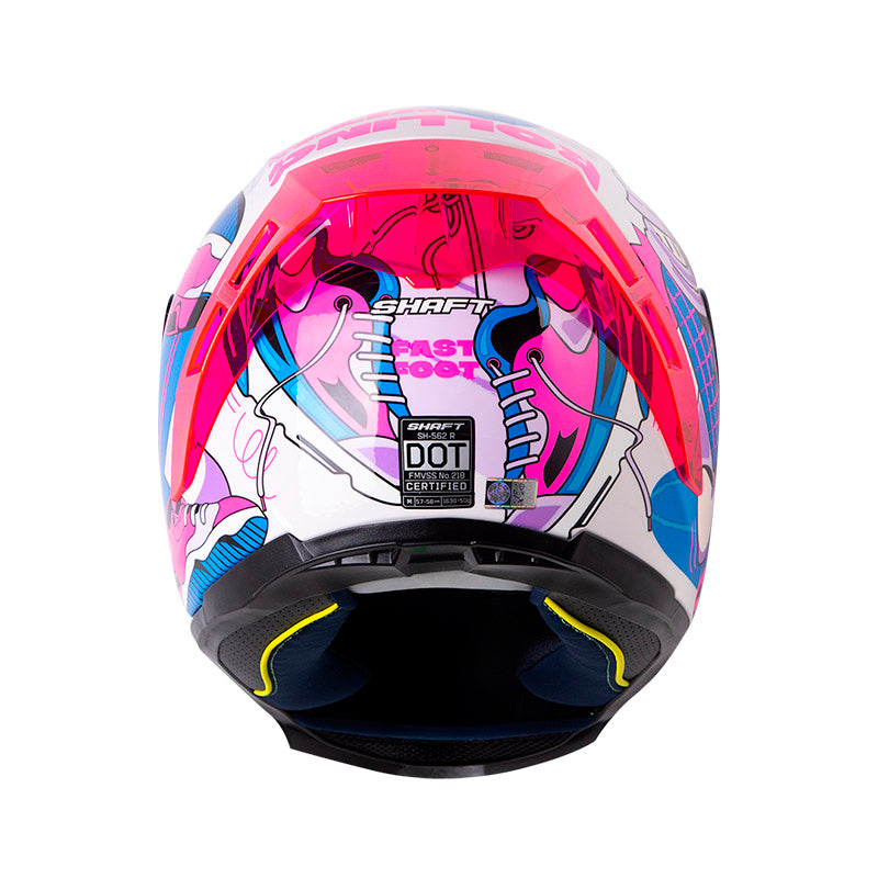 CASCO SHAFT SH-562R FAST FOOT BLANCO MORADO CLARO IRIDIUM