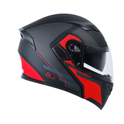 CASCO HRO HRO-3400DV INEFFABLE MATE NEGRO ROJO
