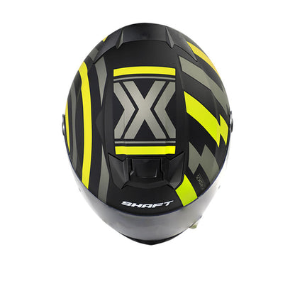CASCO SHAFT SH-502 C-RAY MATE NEGRO AMARILLO NEON