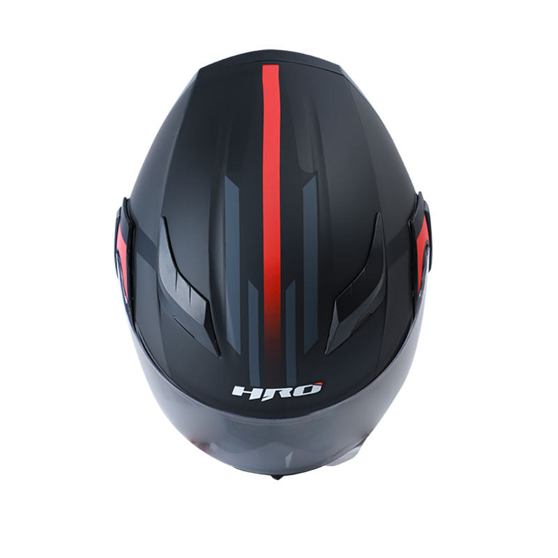CASCO HRO HRO-3400DV INEFFABLE MATE NEGRO ROJO