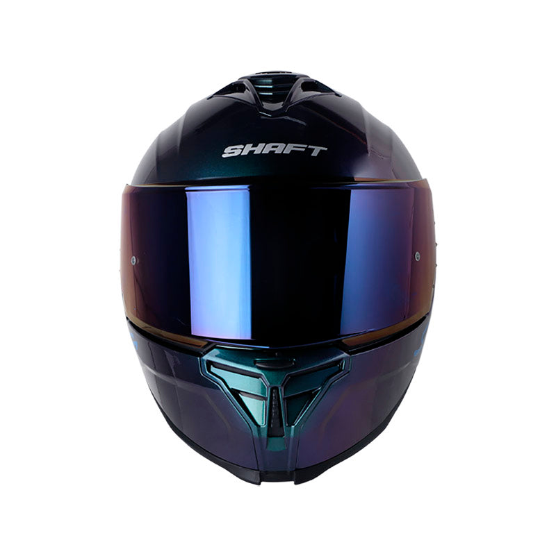 CASCO SHAFT SH-598GTR SOLID CAMALEON VISOR AZUL