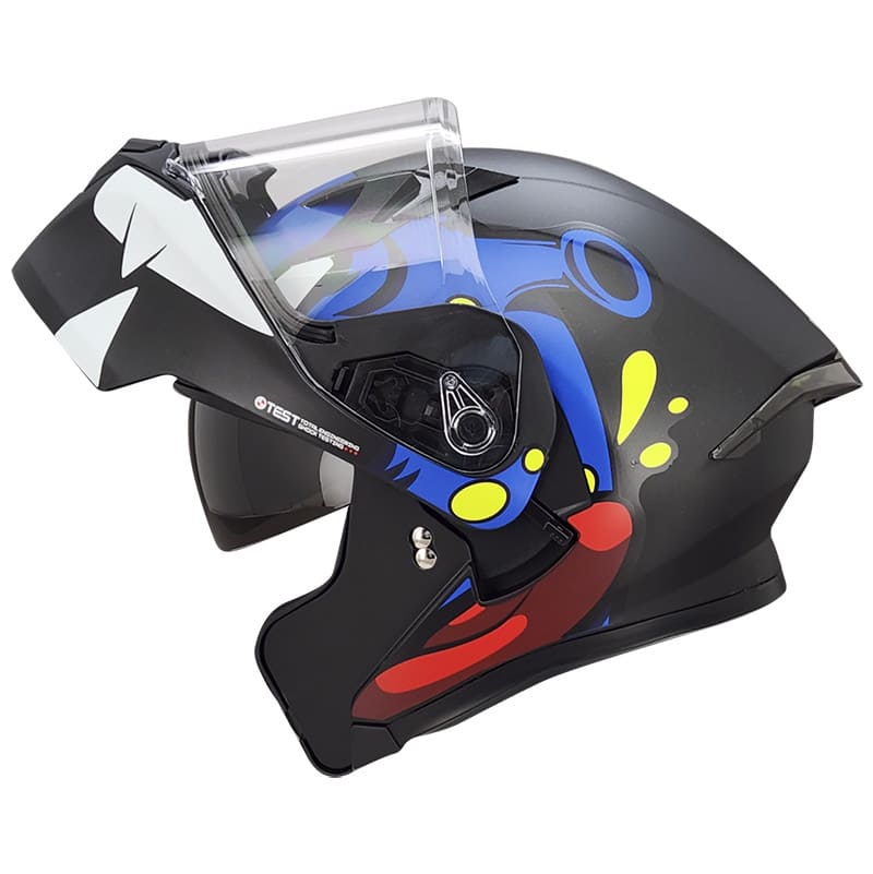 CASCO ICH ICH-3120DV MARTIAN MATE NEGRO AZUL