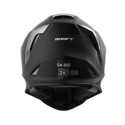 CASCO SHAFT SH-551 SOLID FLOW MATE NEGRO GRIS VISOR IRIDIUM