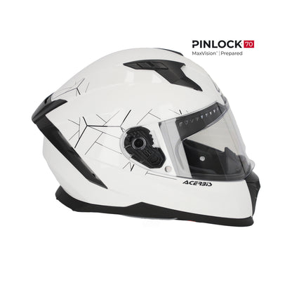 CASCO ACERBIS X-WAY SOLID BLANCO