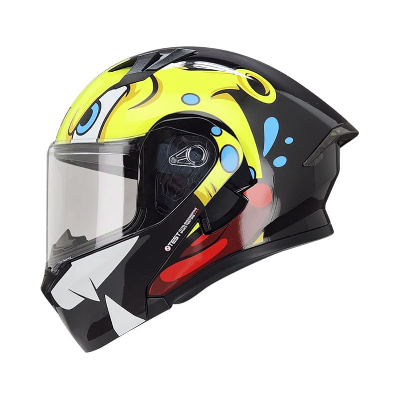 CASCO ICH ICH-3120DV MARTIAN NEGRO AMARILLO NEON