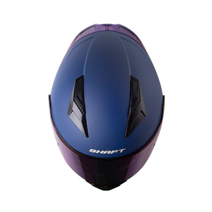 CASCO SHAFT SH-582SP EVO SOLID MATE AZUL OSCURO PLATA