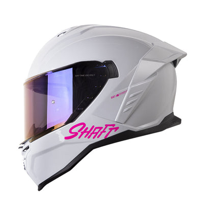 CASCO SHAFT SH-598GTR SOLID GRIS CLARO FUCSIA VISOR IRIDIUM