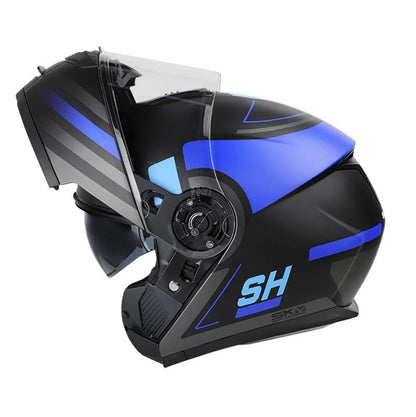 CASCO SHAFT SH-3910DV DIMETIL MATE NEGRO AZUL