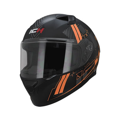 CASCO ICH ICH-503SP COMPU MATE NEGRO NARANJA NEON