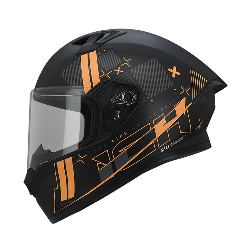 CASCO ICH ICH-503SP COMPU MATE NEGRO NARANJA NEON