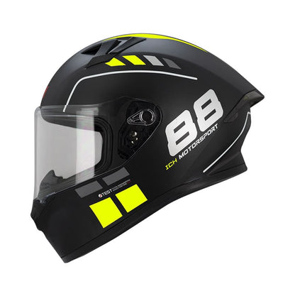 CASCO ICH ICH-503SP STRIKE MATE NEGRO AMARILLO NEON