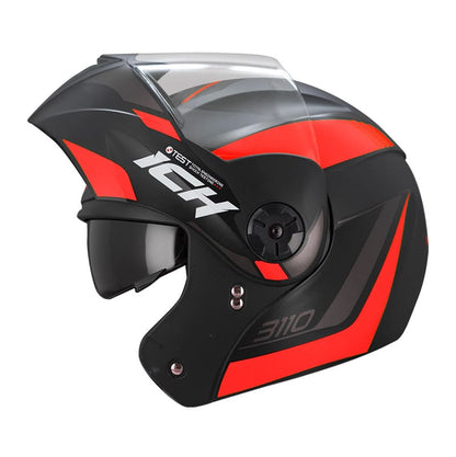 CASCO ICH ICH-3110DV NOISE MATE NEGRO ROJO