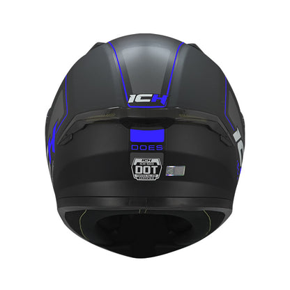 CASCO ICH ICH-503SP DOES NEGRO AZUL