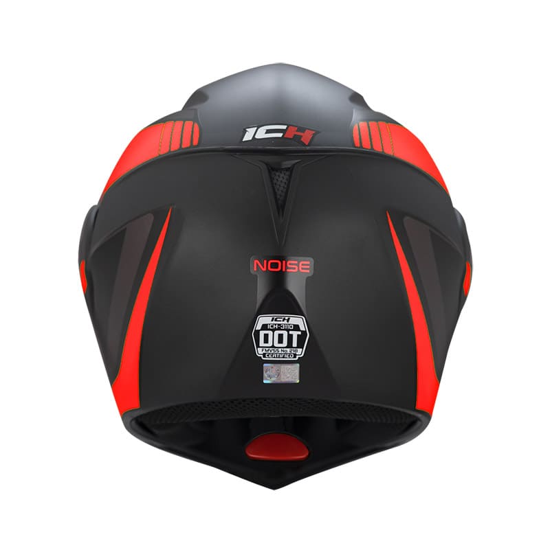 CASCO ICH ICH-3110DV NOISE MATE NEGRO ROJO
