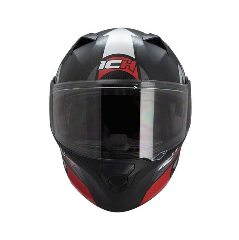 CASCO ICH ICH-3120DV HIGHER MATE NEGRO ROJO