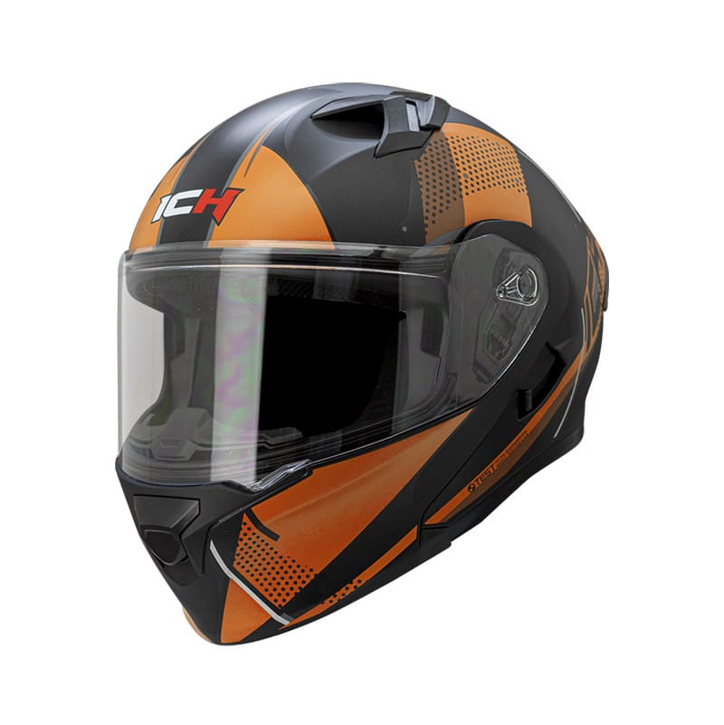 CASCO ICH ICH-3120DV SIGHT MATE NEGRO NARANJA NEON
