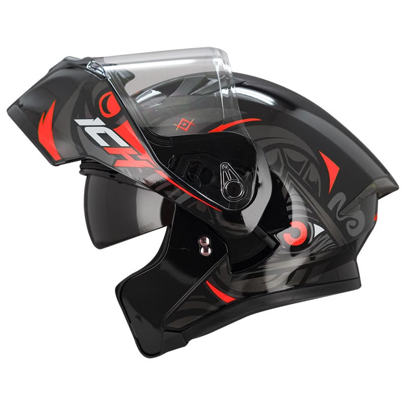 CASCO ICH ICH-3120DV LUX NEGRO ROJO